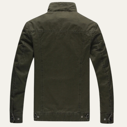 The Aberdeen Men’s Trendy Cargo Cotton Jacket with Pockets