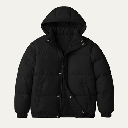 The Kingsbury Men’s Warm Quilted Puffer Hooded Winter Jacket