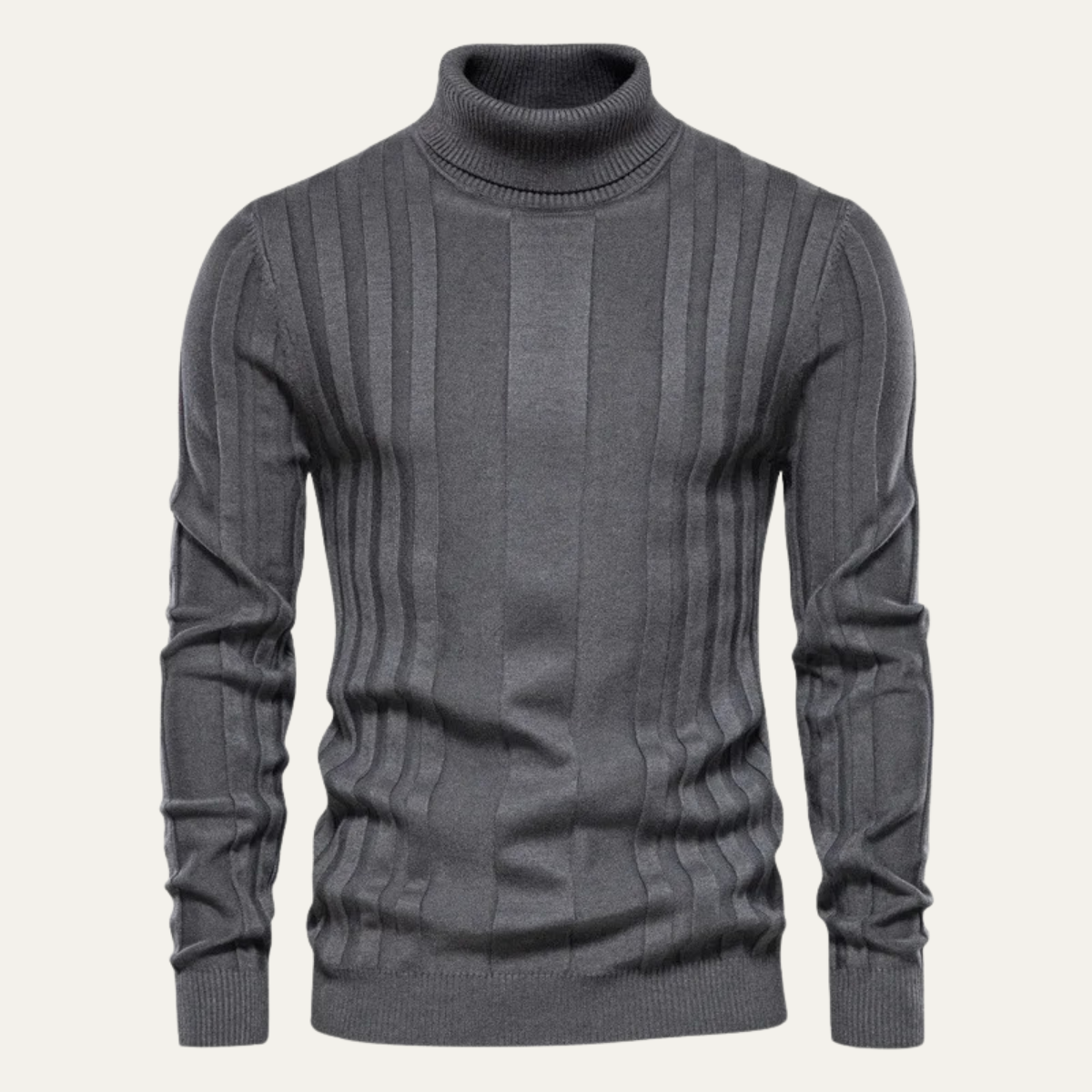 The Dumbarton Men’s Slim Fit Knit Turtleneck Sweater