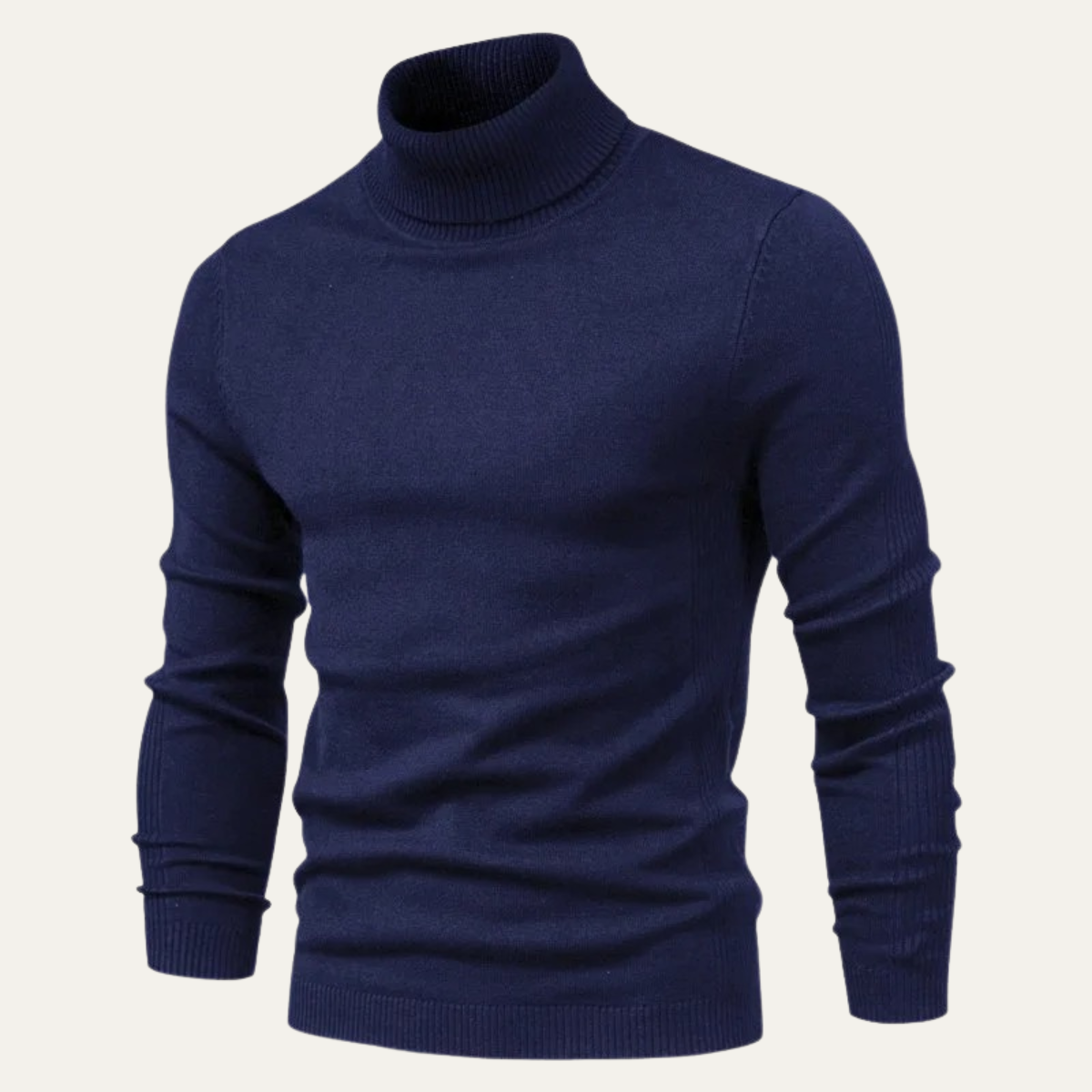 The Caernarfon Men's Slim Fit Turtleneck Casual Sweater