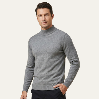 The Caernarfon Men’s Slim Fit Turtleneck Sweater