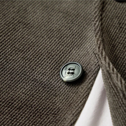 The Anzio Men’s Classic Single Breasted Wool Blend Tweed Blazer