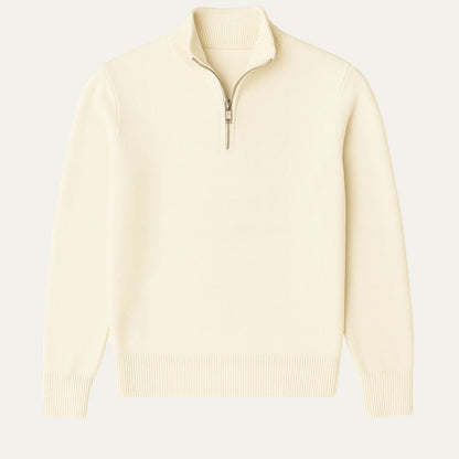 The Old Money Quarter Zip Sweater for Men