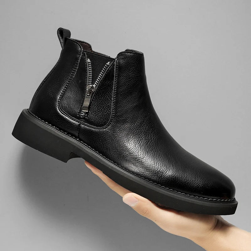 The Catania Men's Chelsea Vintage Leather Boots