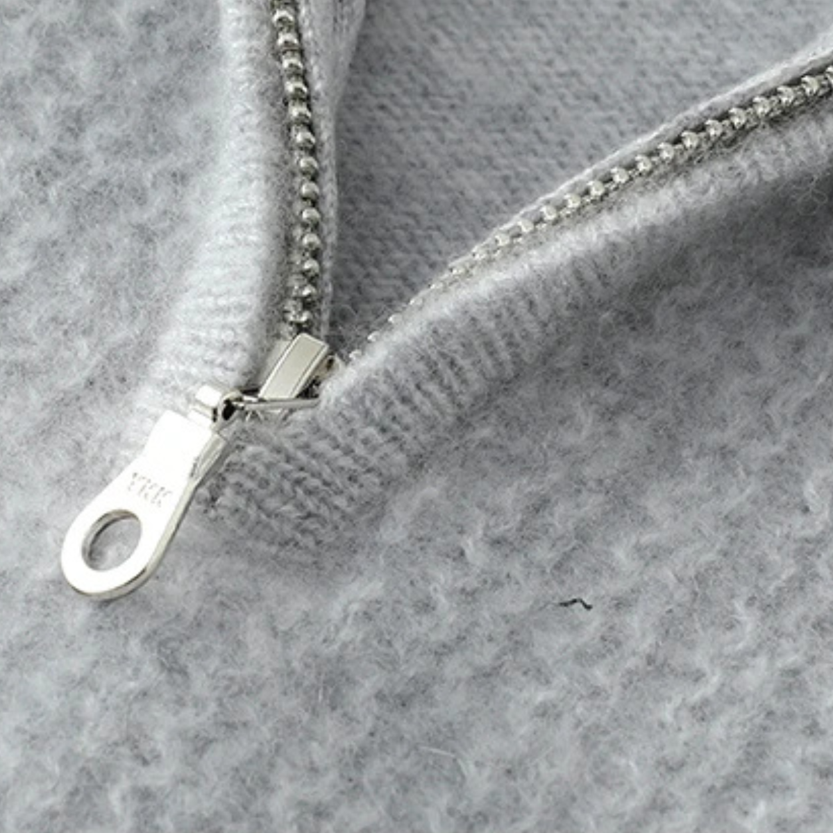 The Valladolid Men’s Winter Cashmere Quarter Zip High Collar Knit Sweater