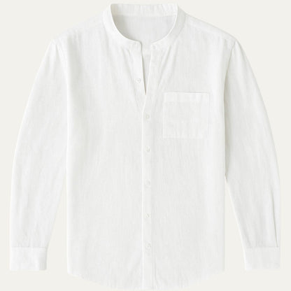 The Brighton Linen Shirt –  Long Sleeve Shirt for Men