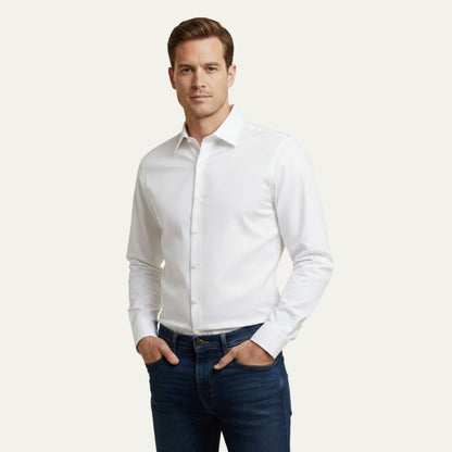 The Geneva Men’s Dress Shirt – Premium Cotton Poplin