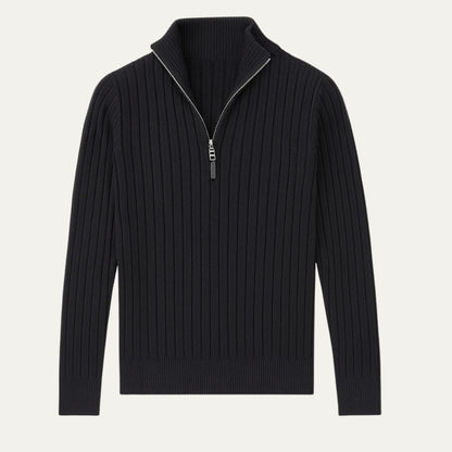 The Oslo Quarter Zip Sweater for Men - Old Money