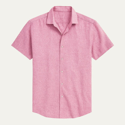 The Monaco Short Sleeve Linen Shirt for Men