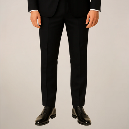 Men's Three-Piece Dinner Suit - Stylish Contrast Lapel