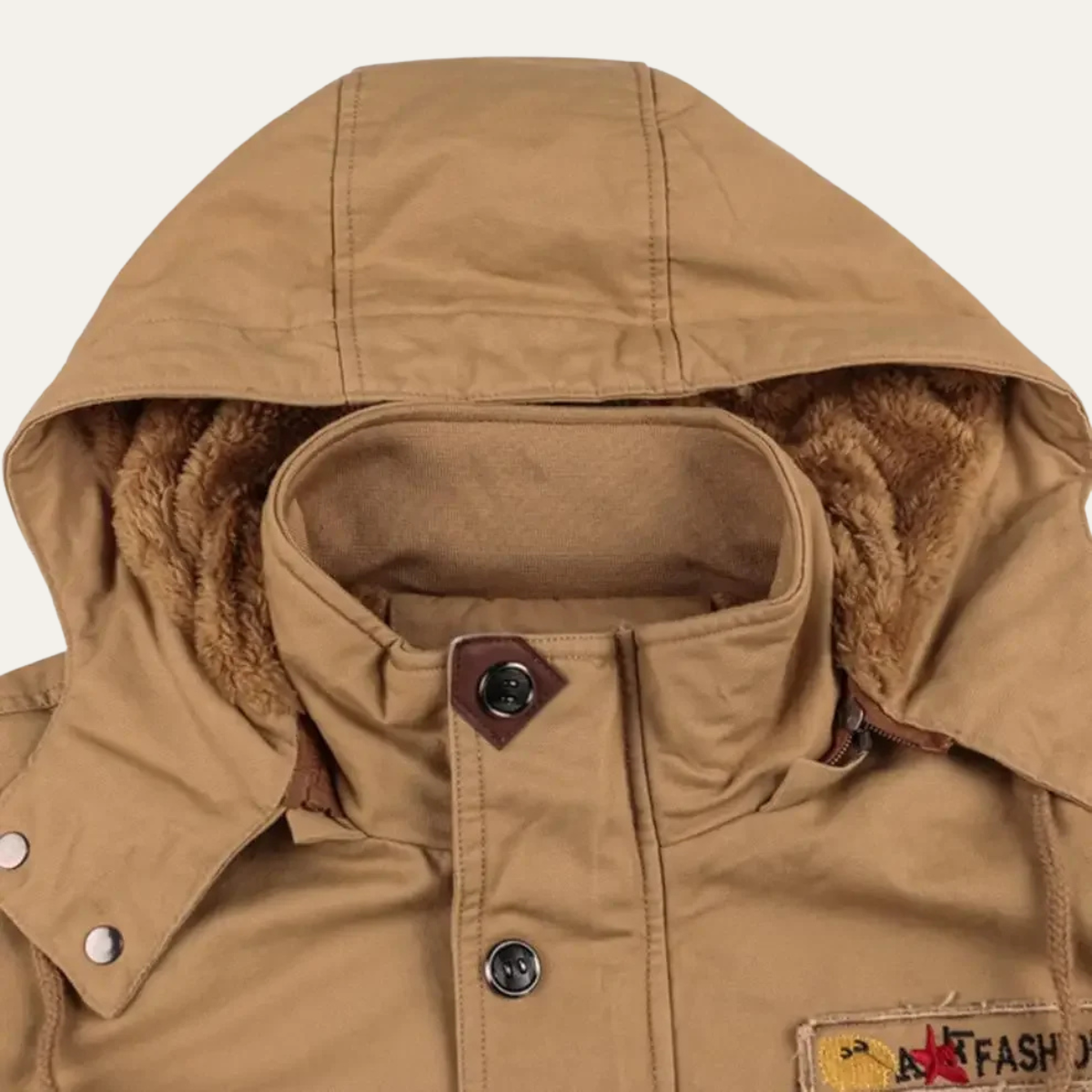 The Windrush Men’s Thick Warm Winter Utility Hooded Jacket