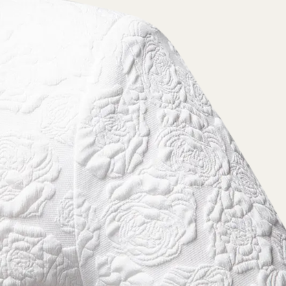 The Ceccano Men’s Casual Textured Rose Pattern Slim Fit Blazer