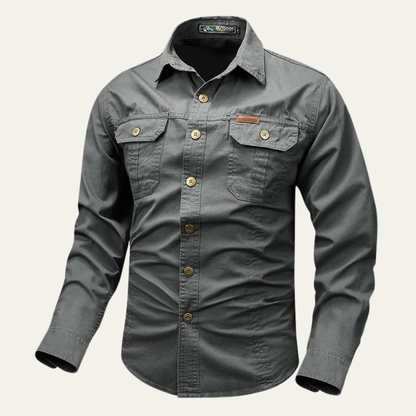 The Norcia Men’s Military Tactical Shirt with Pockets