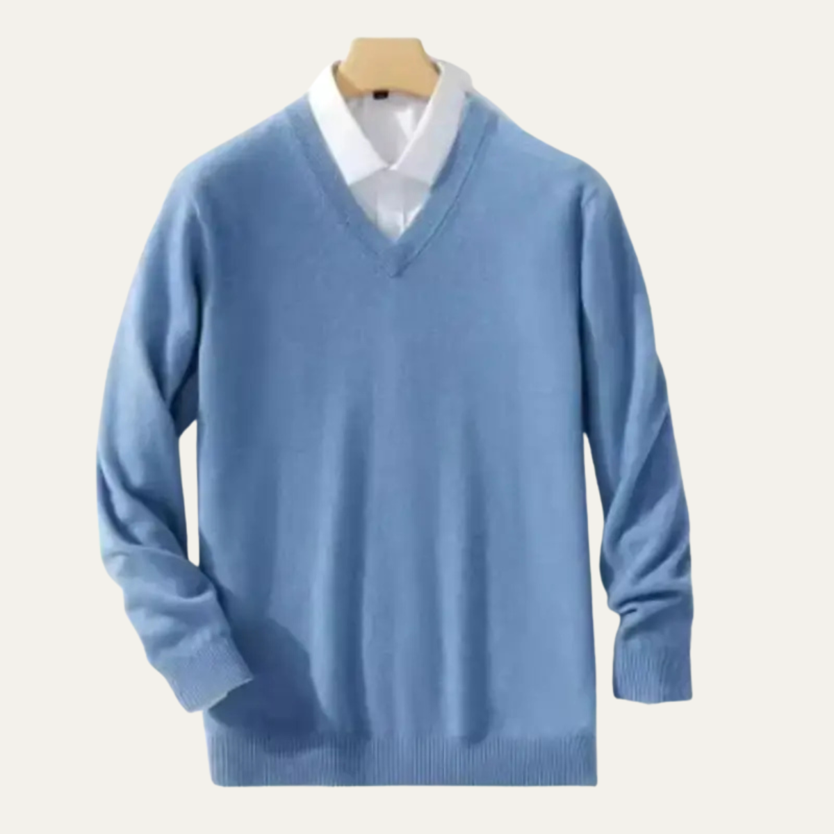 The Brambleton Cashmere Sweater – Men's 100% Soft Luxury Wool Knit Sweater