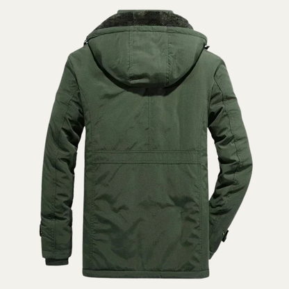 The Procida Men’s Winter Waterproof Parka Jacket with Multiple Pockets