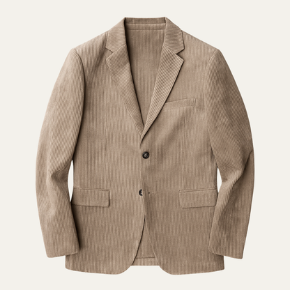 The Aldridge Men’s Corduroy Blazer – Winter Casual Cotton Suit