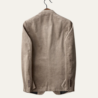 The Aldridge Men’s Corduroy Blazer – Winter Casual Cotton Suit