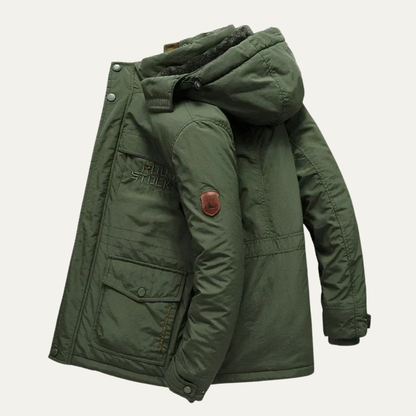 The Procida Men’s Winter Waterproof Parka Jacket with Multiple Pockets