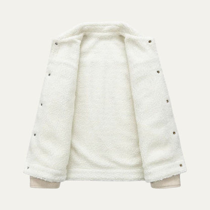 The Moneglia Men’s Corduroy Fleece Lined Sherpa Jacket