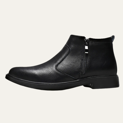 The Verona Men's Leather Chelsea Boots with Side Zip