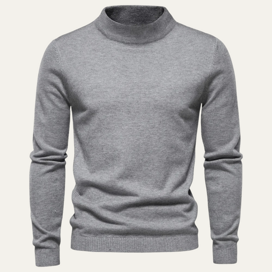 The Caernarfon Men's Slim Fit Turtleneck Casual Sweater