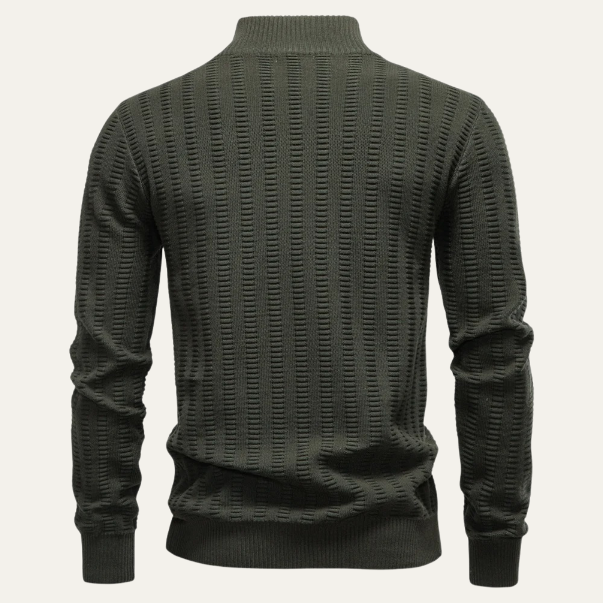 The Cotswold Men’s Half Zip Knit Winter Sweater