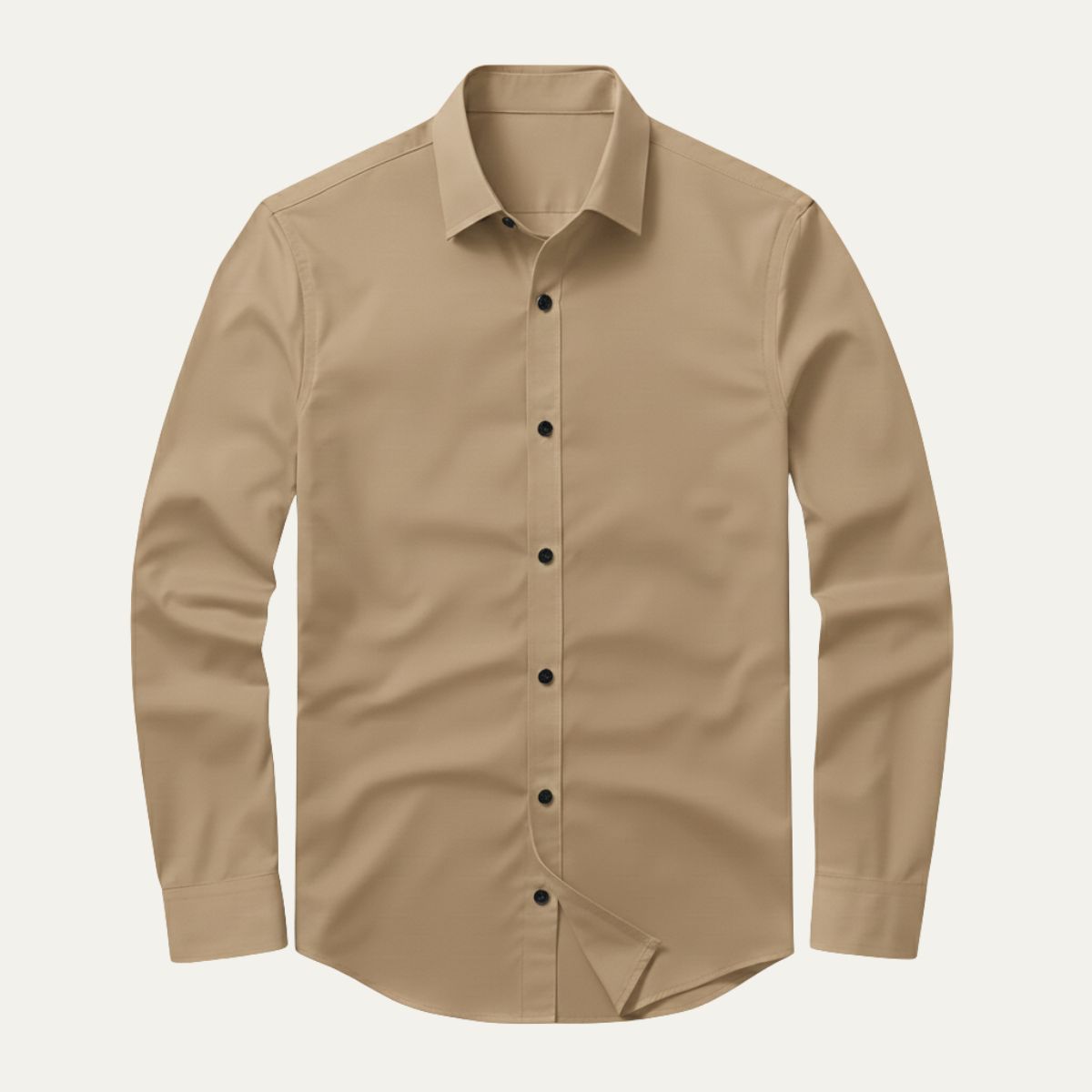The Pantelleria Men's Elegant Solid Color Business Shirt