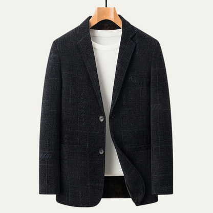 The Riccione Men’s Smart Business Blazer with Warm Fur Lining