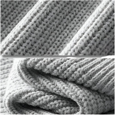 The Merino Knitted Quarter Zip Sweater