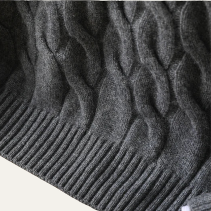 The Montemagno Men’s Cashmere Cable Knit Sweater