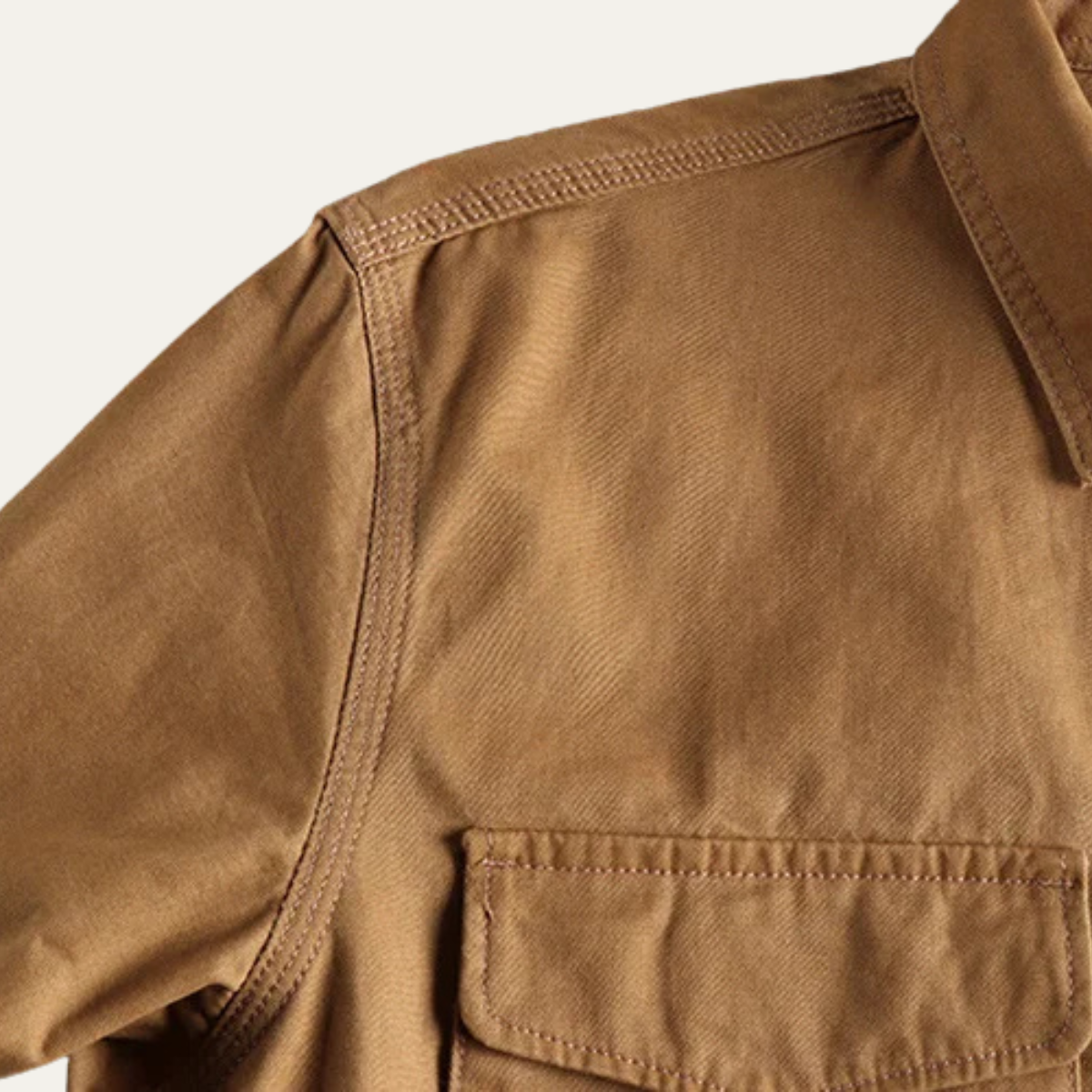 The Ashford Men’s Cargo Cotton Workwear Button Up Shirt with Pockets