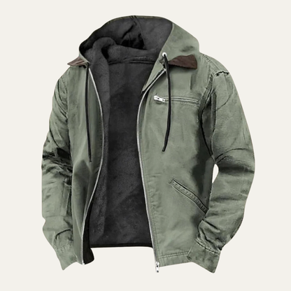 The Eastwood Men’s Winter Warm Fleece Lined Hooded Jacket