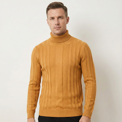 The Dumbarton Men’s Slim Fit Knit Turtleneck Sweater