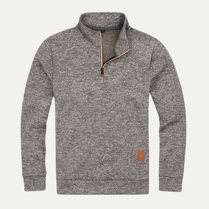 The Highland Half Zip Sweater – Fleece Pullover Sweatshirt for Men