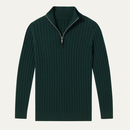 The Oslo Quarter Zip Sweater for Men - Old Money