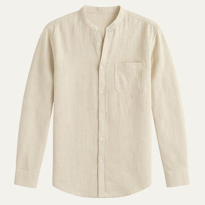 The Brighton Linen Shirt –  Long Sleeve Shirt for Men