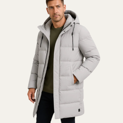 The Radnor Men’s Winter Puffer Hooded Parka Coat