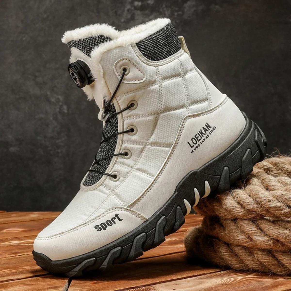 The Northpark Men’s Stylish Plush Lined Snow Boots