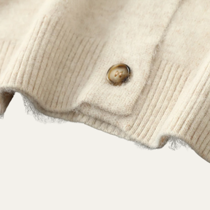 The Maccagno Men’s Mink Cashmere Button Up Knit Cardigan