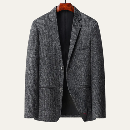 The Sassicaia Men’s Slim Fit Smart Casual Checked Blazer Suit