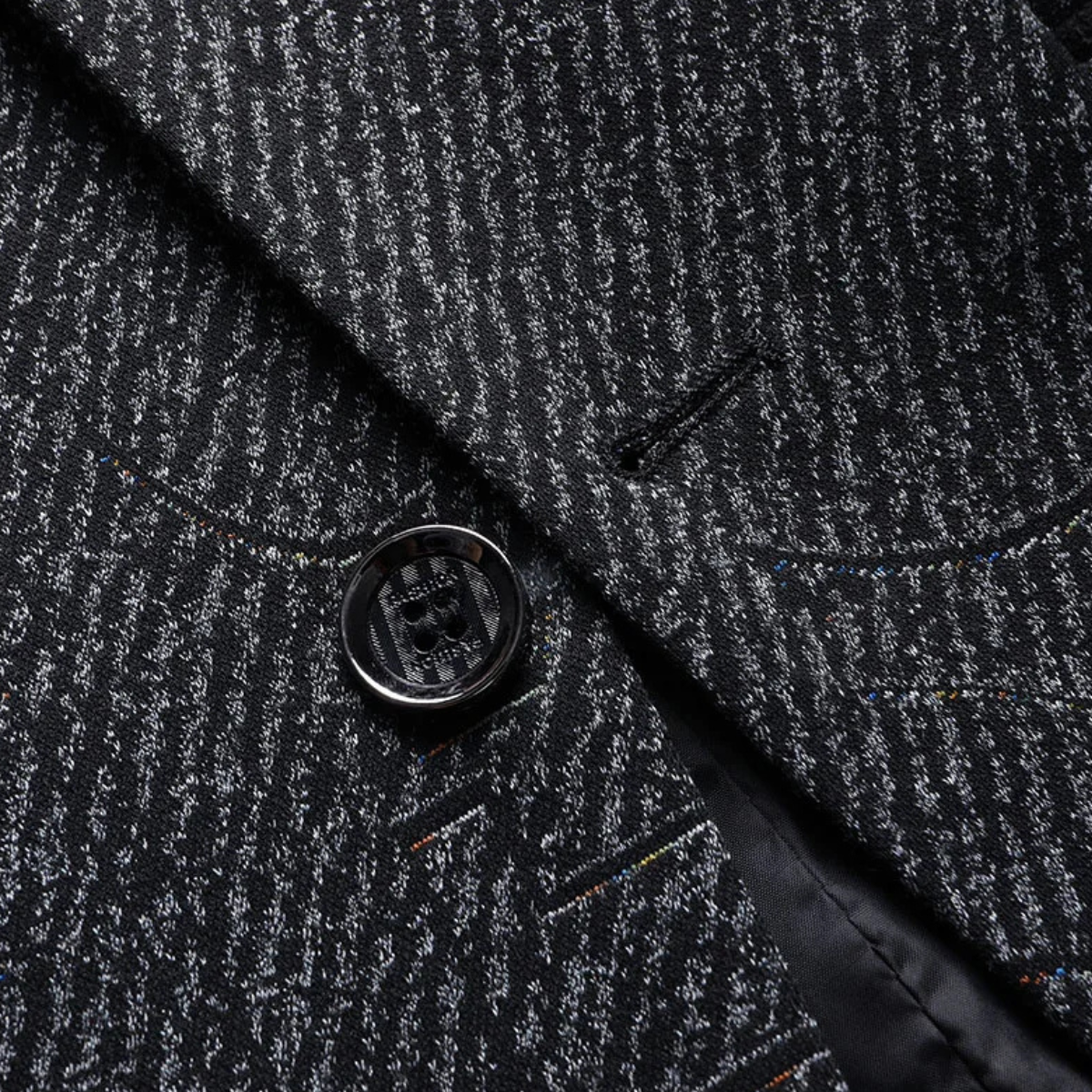 The Sassicaia Men’s Slim Fit Smart Casual Checked Blazer Suit