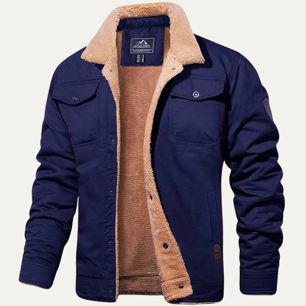 The New York Warm Fleece Lined Winter Coat for Men