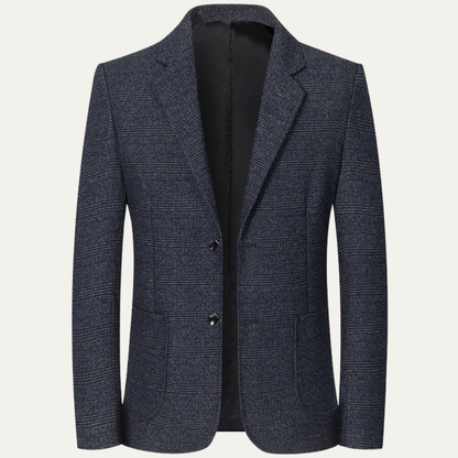 The Sarentino Men’s Vintage Checkered Plaid Blazer Jacket