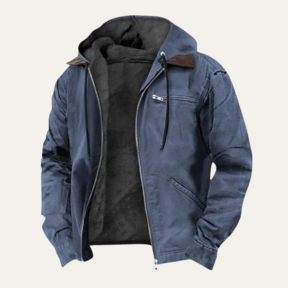 The Eastwood Men’s Winter Warm Fleece Lined Hooded Jacket