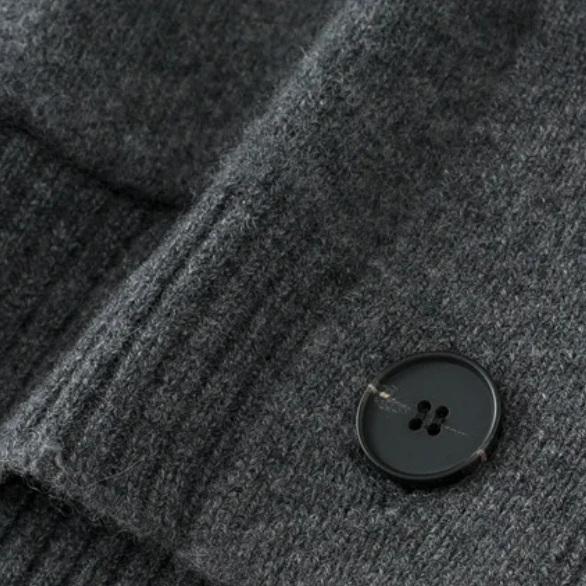 The Serravalle Men’s Button Up Knit Cashmere Shawl Collar Cardigan