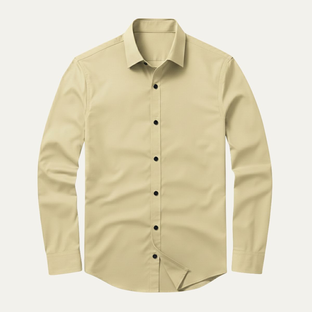The Pantelleria Men's Elegant Solid Color Business Shirt