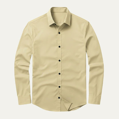 The Pantelleria Men's Elegant Solid Color Business Shirt