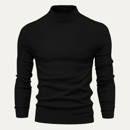 The Caernarfon Men’s Slim Fit Turtleneck Sweater