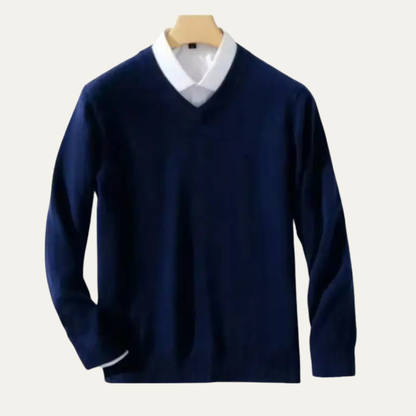 The Brambleton Cashmere Sweater – Men's 100% Soft Luxury Wool Knit Sweater
