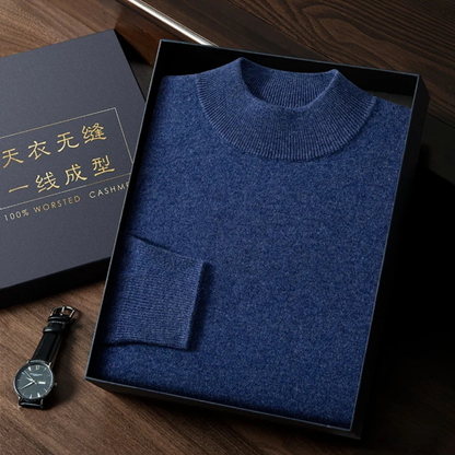 The Hillbourne Cashmere Sweater – Men's 100% Soft Luxury Knit Sweater